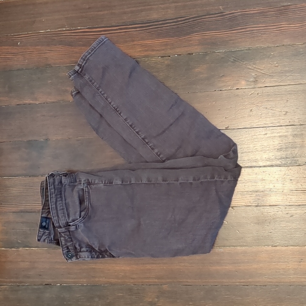 AG Stevie Ankle Jeans Chocolate Brown 28